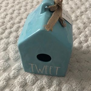 Rae Dunn tweet bird house by magenta artisan